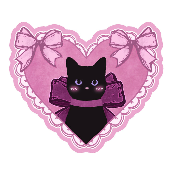 Blushing in Lace Sticker